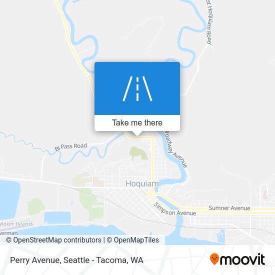 Perry Avenue map