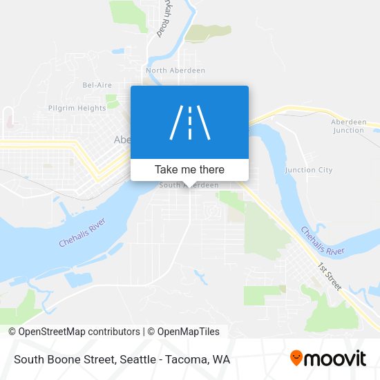 Mapa de South Boone Street