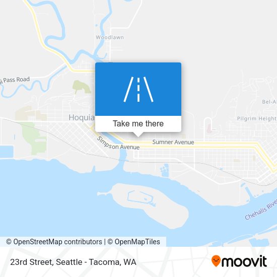 23rd Street map