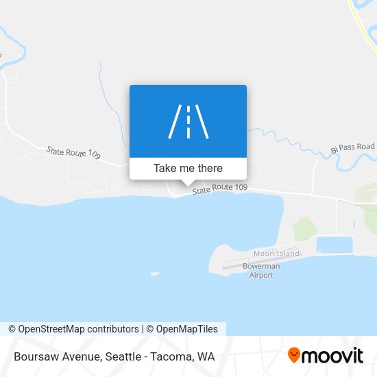 Mapa de Boursaw Avenue
