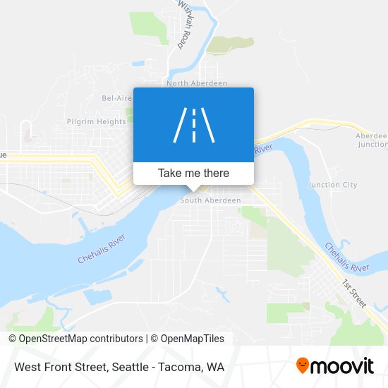 Mapa de West Front Street