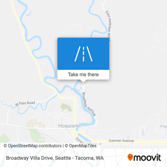 Broadway Villa Drive map