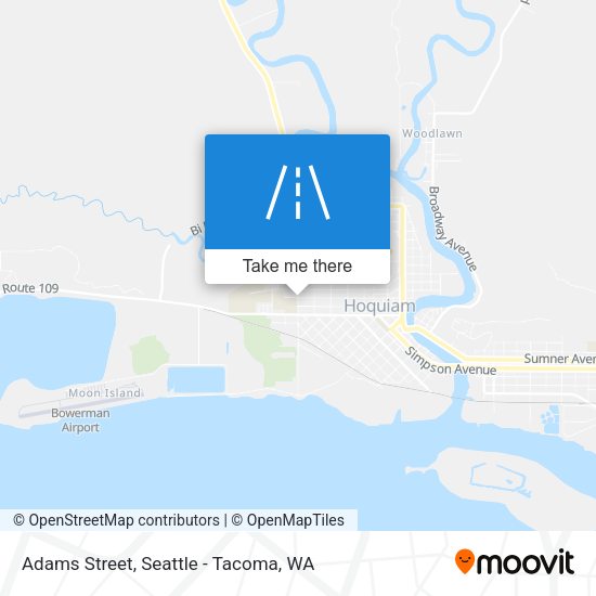 Adams Street map