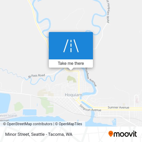 Mapa de Minor Street