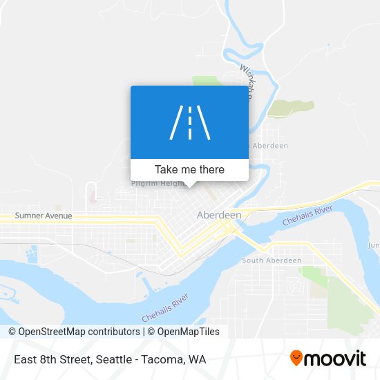 East 8th Street map