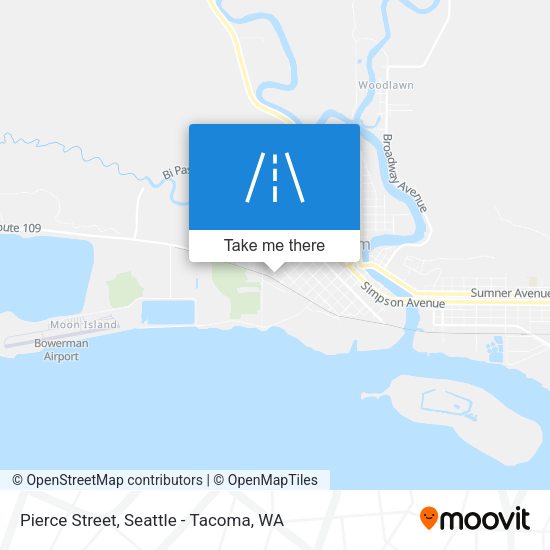 Pierce Street map