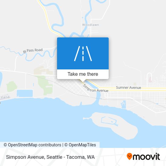 Mapa de Simpson Avenue