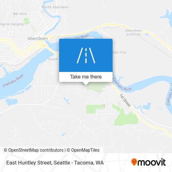 Mapa de East Huntley Street