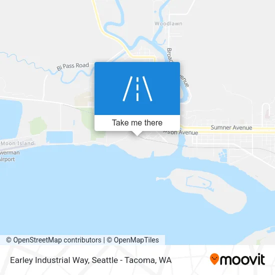 Earley Industrial Way map