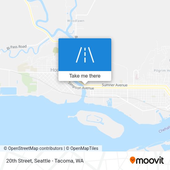 Mapa de 20th Street