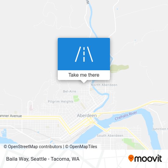 Baila Way map