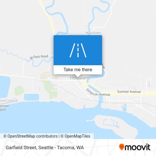 Garfield Street map