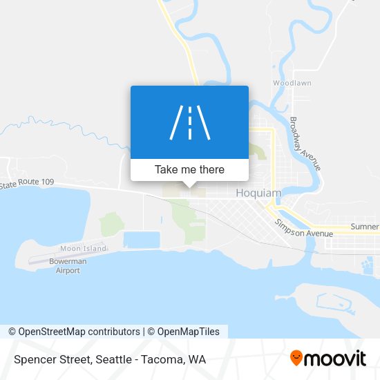 Mapa de Spencer Street