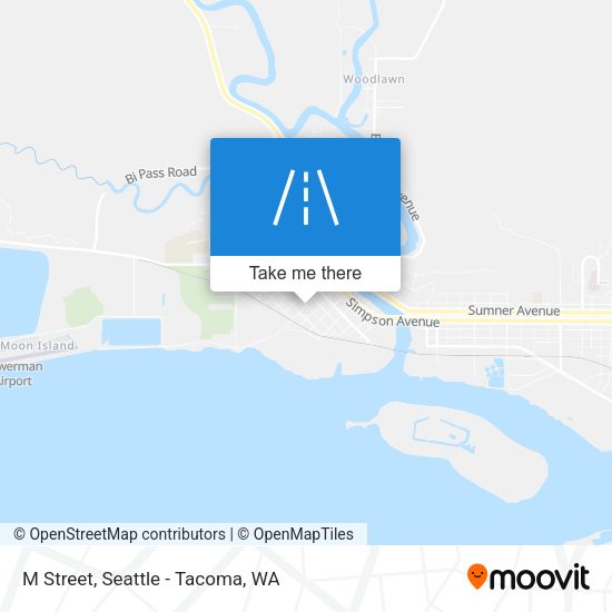 M Street map