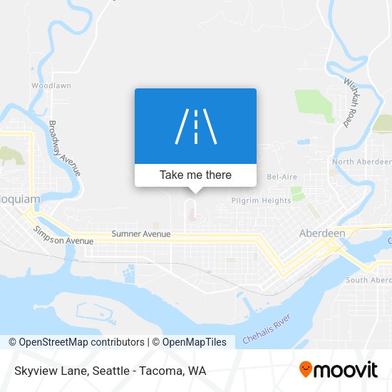 Skyview Lane map