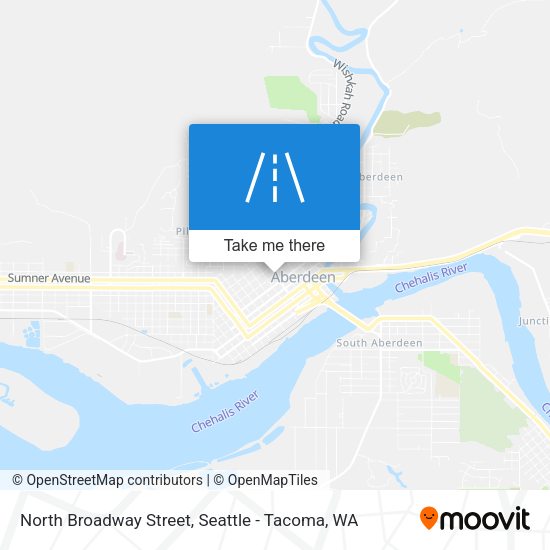 North Broadway Street map