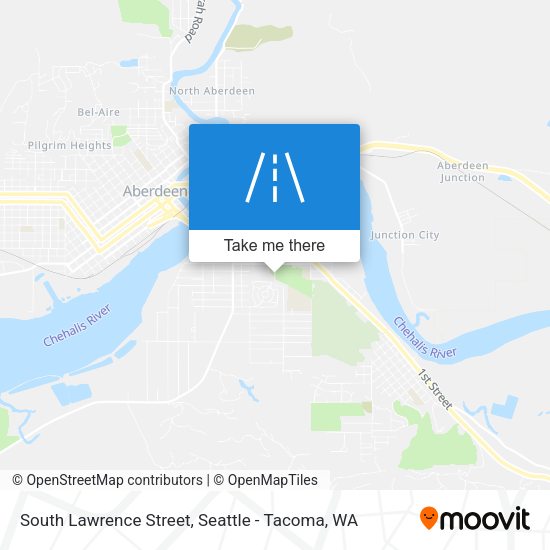 South Lawrence Street map