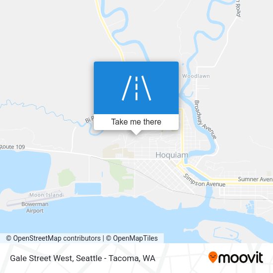 Gale Street West map