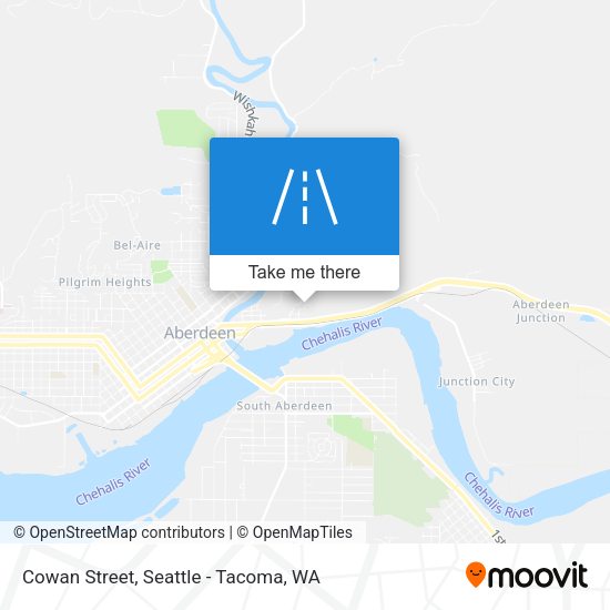 Cowan Street map