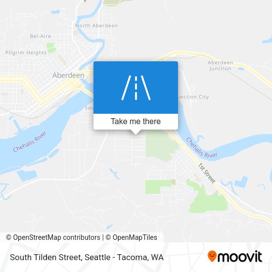 South Tilden Street map