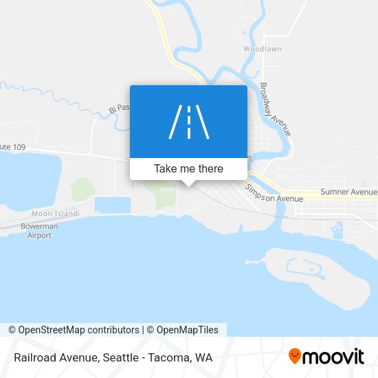 Railroad Avenue map