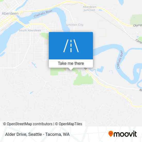 Alder Drive map