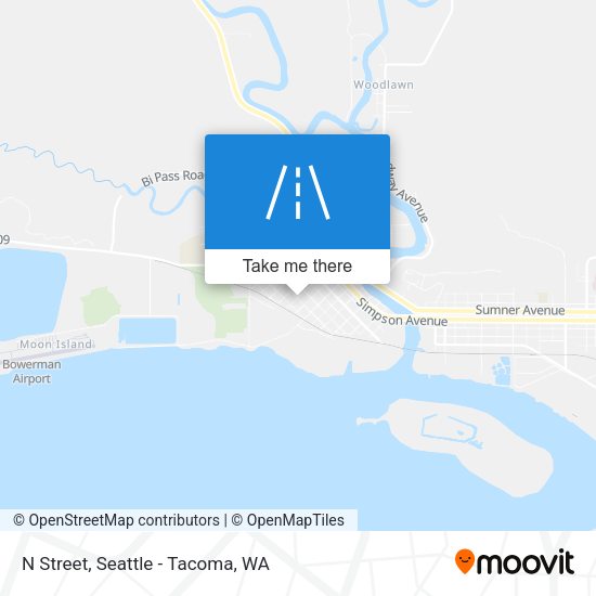 N Street map