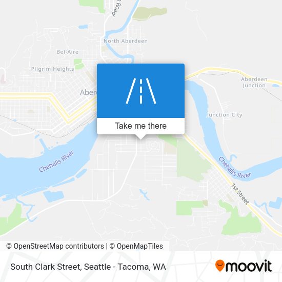 South Clark Street map