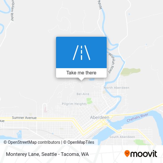 Monterey Lane map