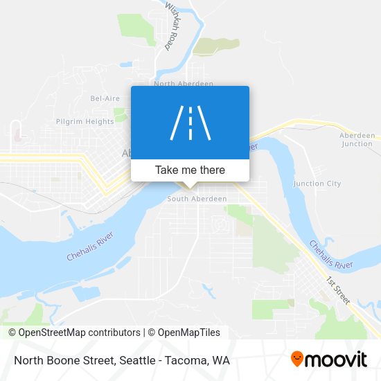 Mapa de North Boone Street