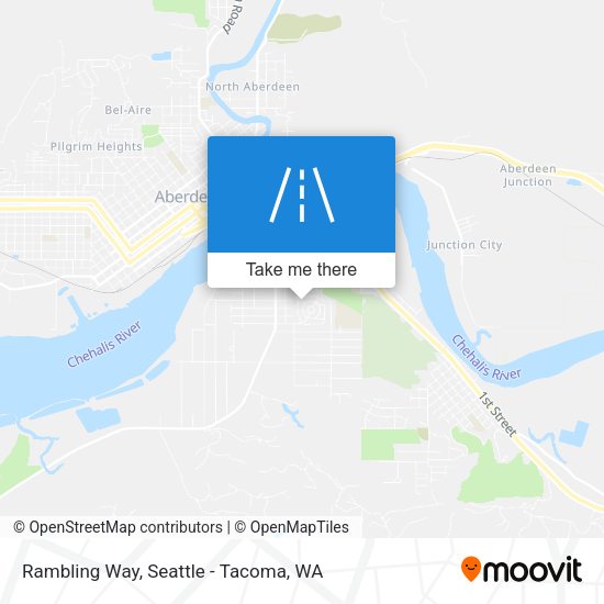 Rambling Way map
