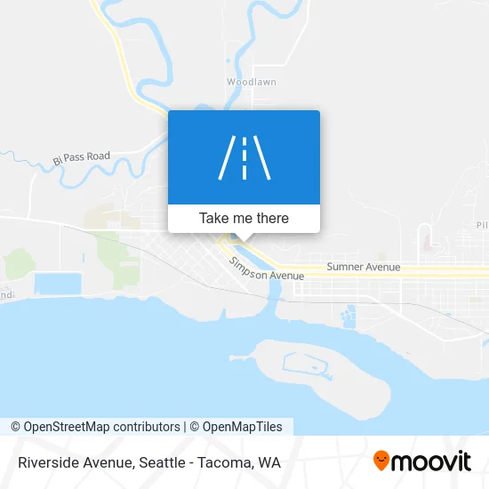 Riverside Avenue map