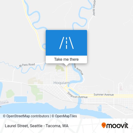 Laurel Street map