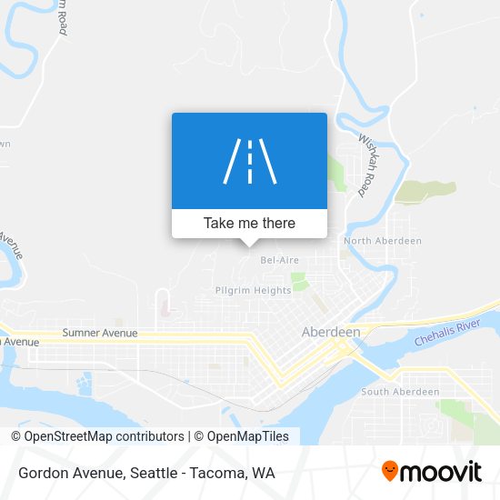 Mapa de Gordon Avenue