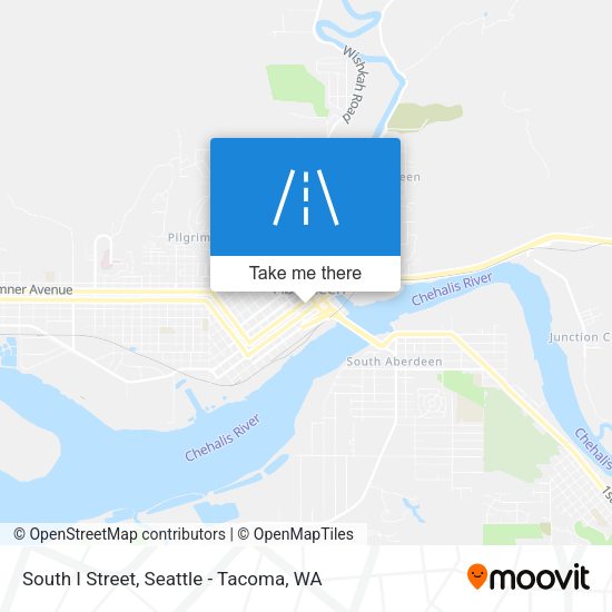 Mapa de South I Street