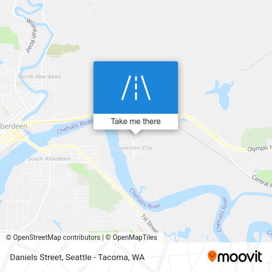 Daniels Street map