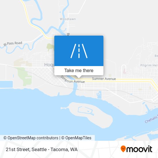 21st Street map