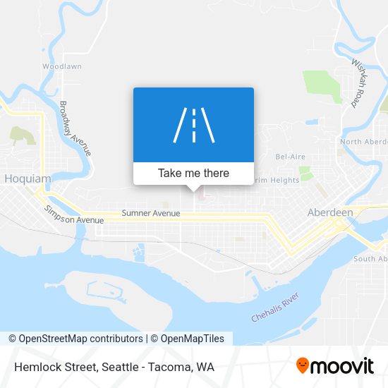 Hemlock Street map