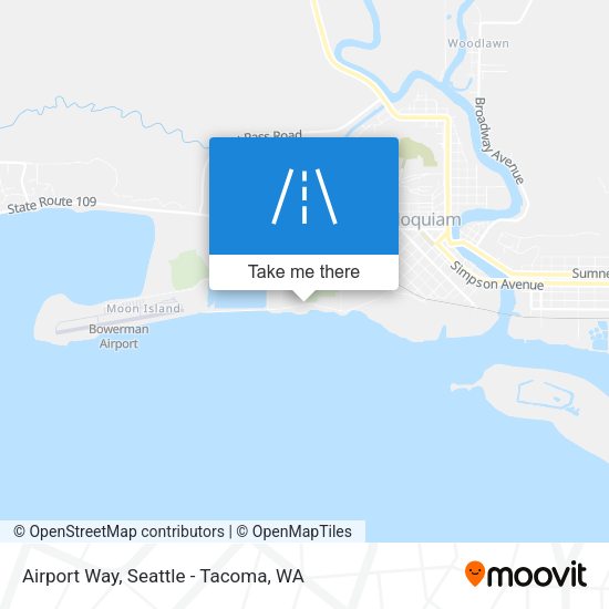 Airport Way map