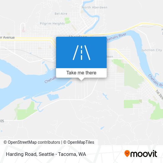 Mapa de Harding Road