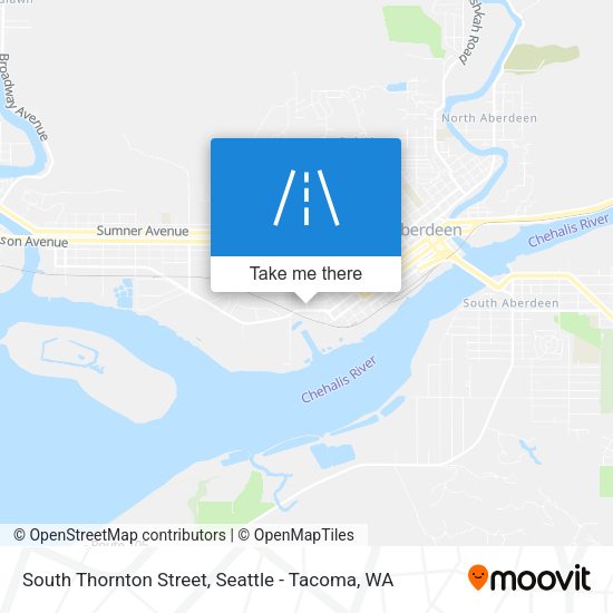 Mapa de South Thornton Street
