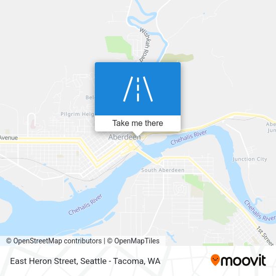 East Heron Street map