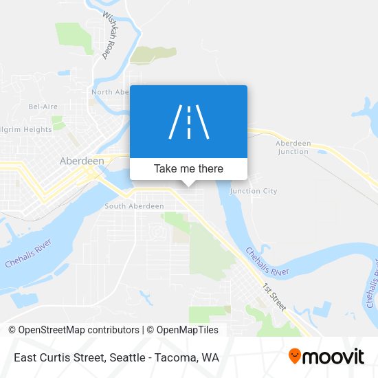 Mapa de East Curtis Street