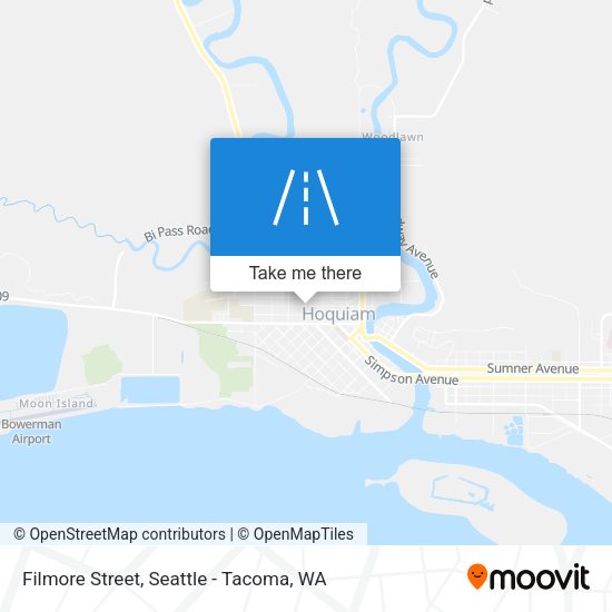 Mapa de Filmore Street