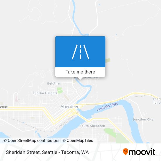 Sheridan Street map