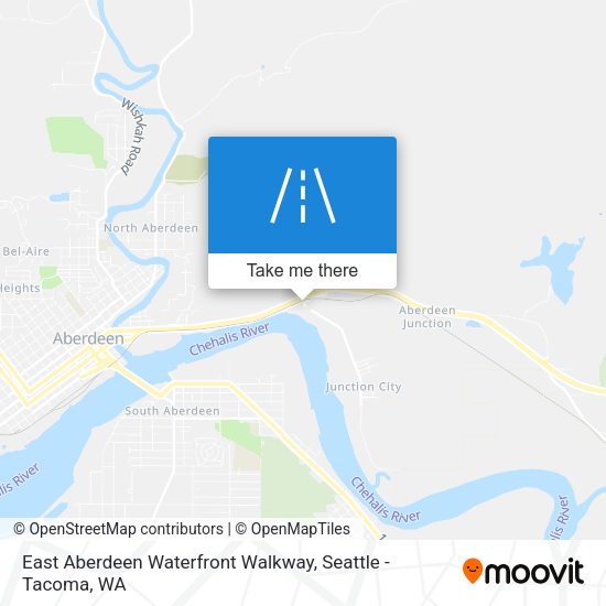 Mapa de East Aberdeen Waterfront Walkway