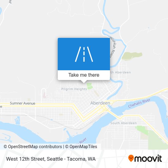 West 12th Street map