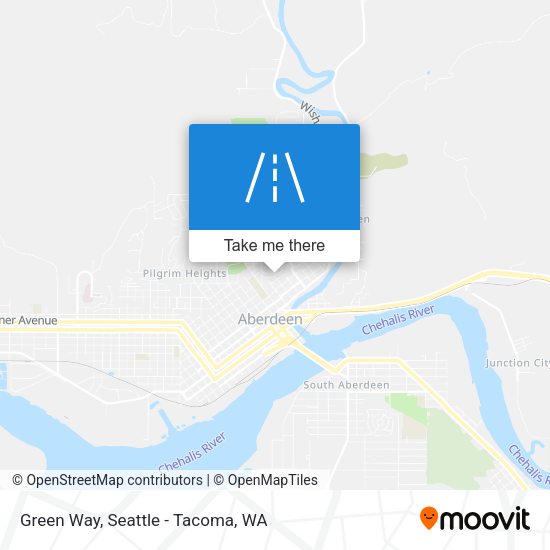 Green Way map