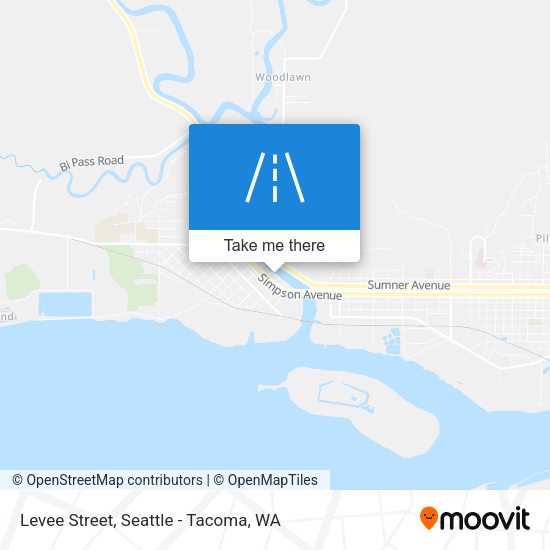 Levee Street map