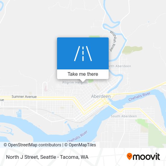 North J Street map